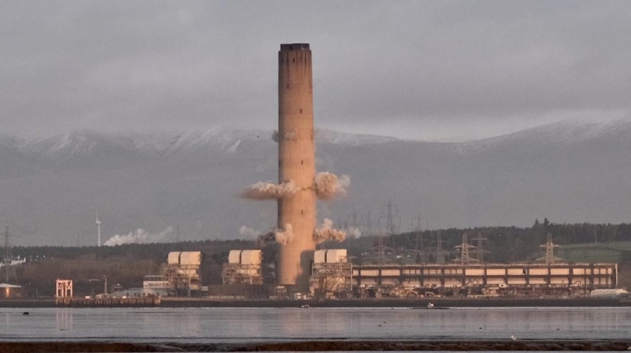 Primeras imágenes de la voladura