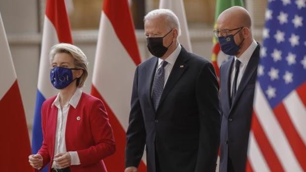 Estados Unidos y la Unión Europea buscan fuentes alternativas de gas natural por si falla suministro ruso