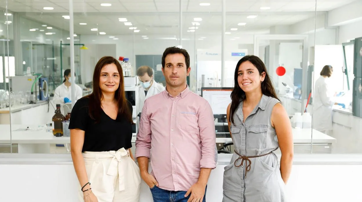 Noelia Márquez, Jordi Margatit y Patricia Aymà, los tres socios de VEnvirotech