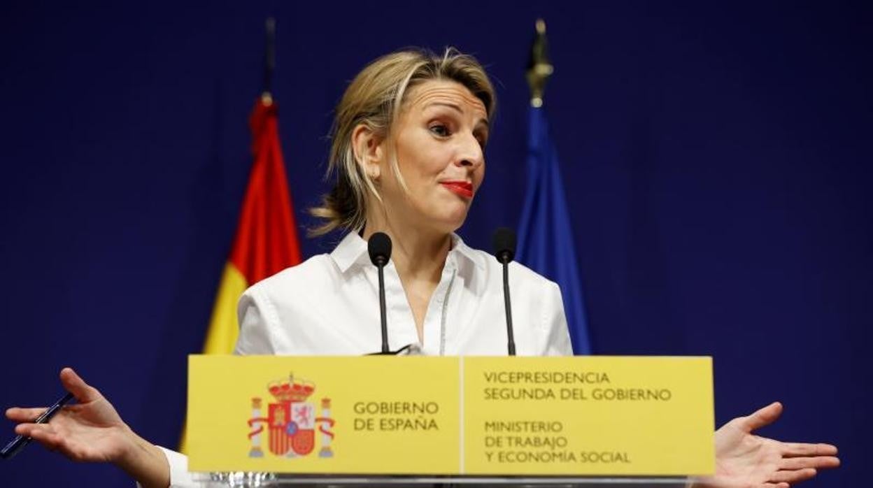 La vicepresidenta segunda y ministra de Trabajo y Economía Social, Yolanda Díaz