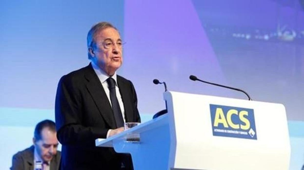 El presidente de ACS, Florentino Pérez