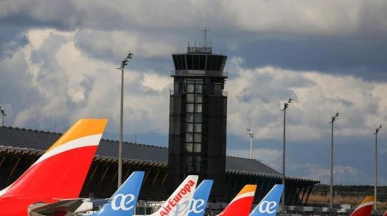 Aviones de Air Europa e Iberia en el aeropuerto de Barajas