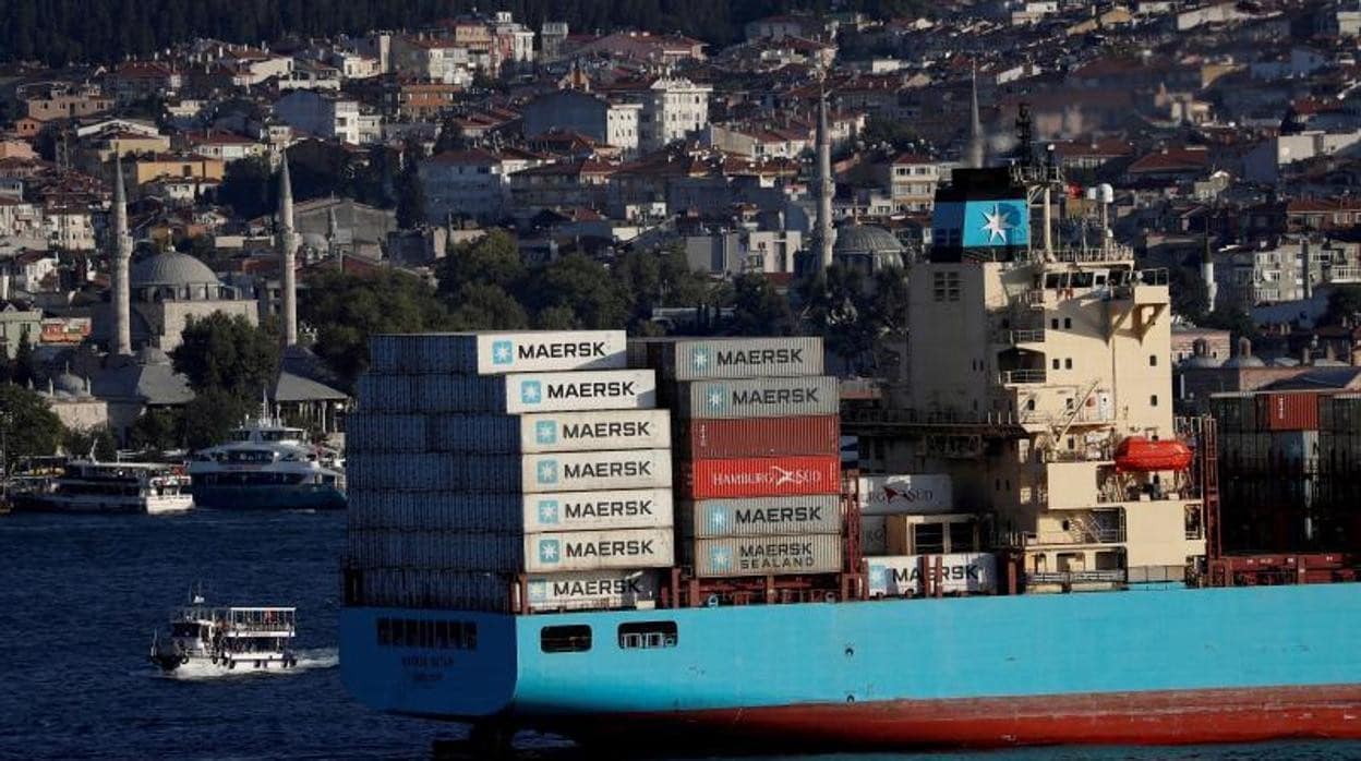Contenedores de la naviera Maersk