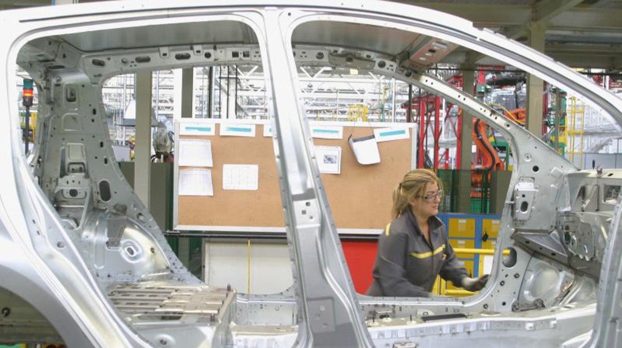 Cadena de montaje de Renault (Valladolid)