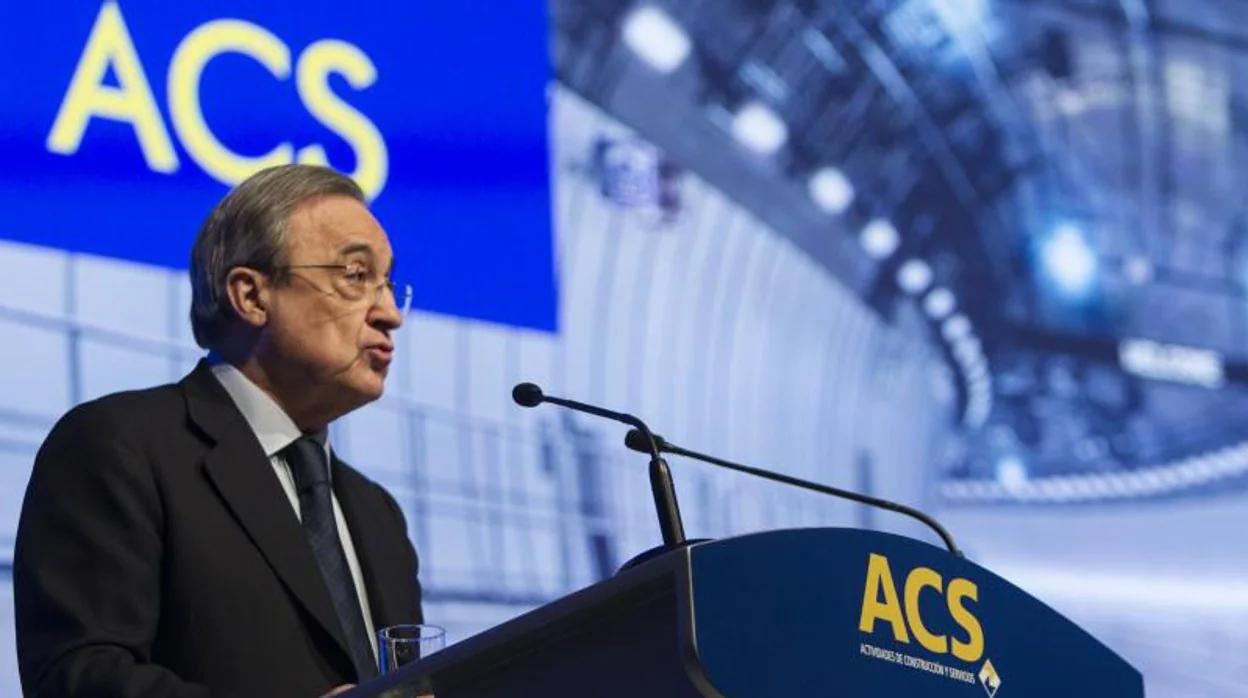 Florentino Pérez, presidente de ACS