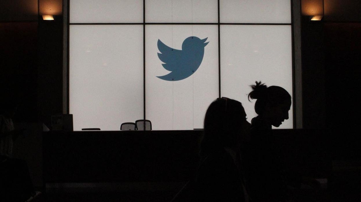 Empleados en la sede de Twitter en San Francisco, California