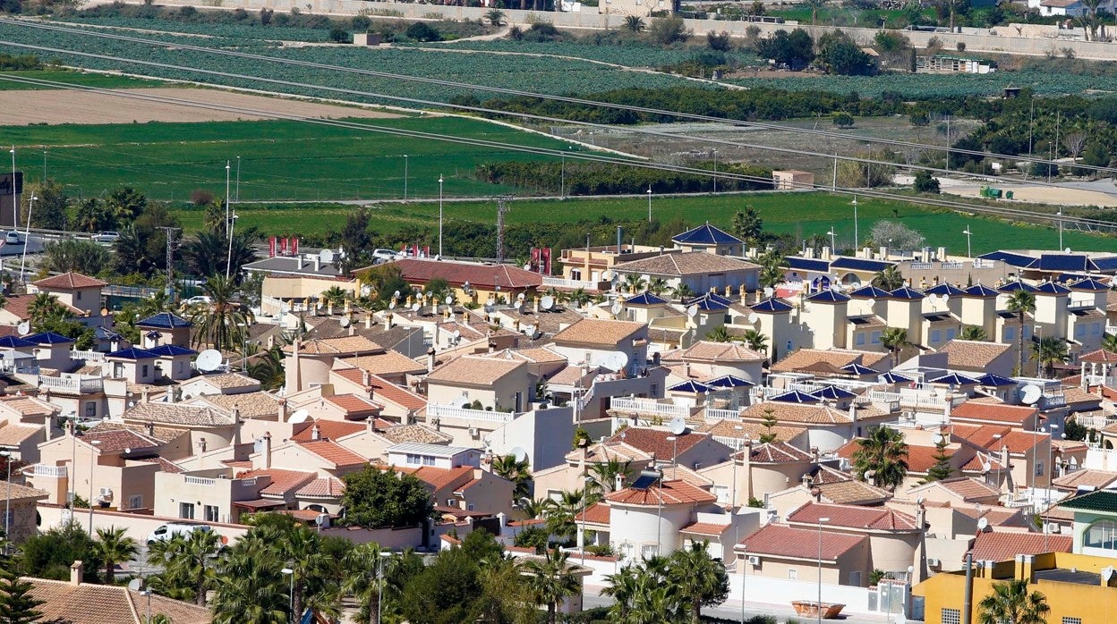 Vista aérea de la localidad de Ciudad Quesada