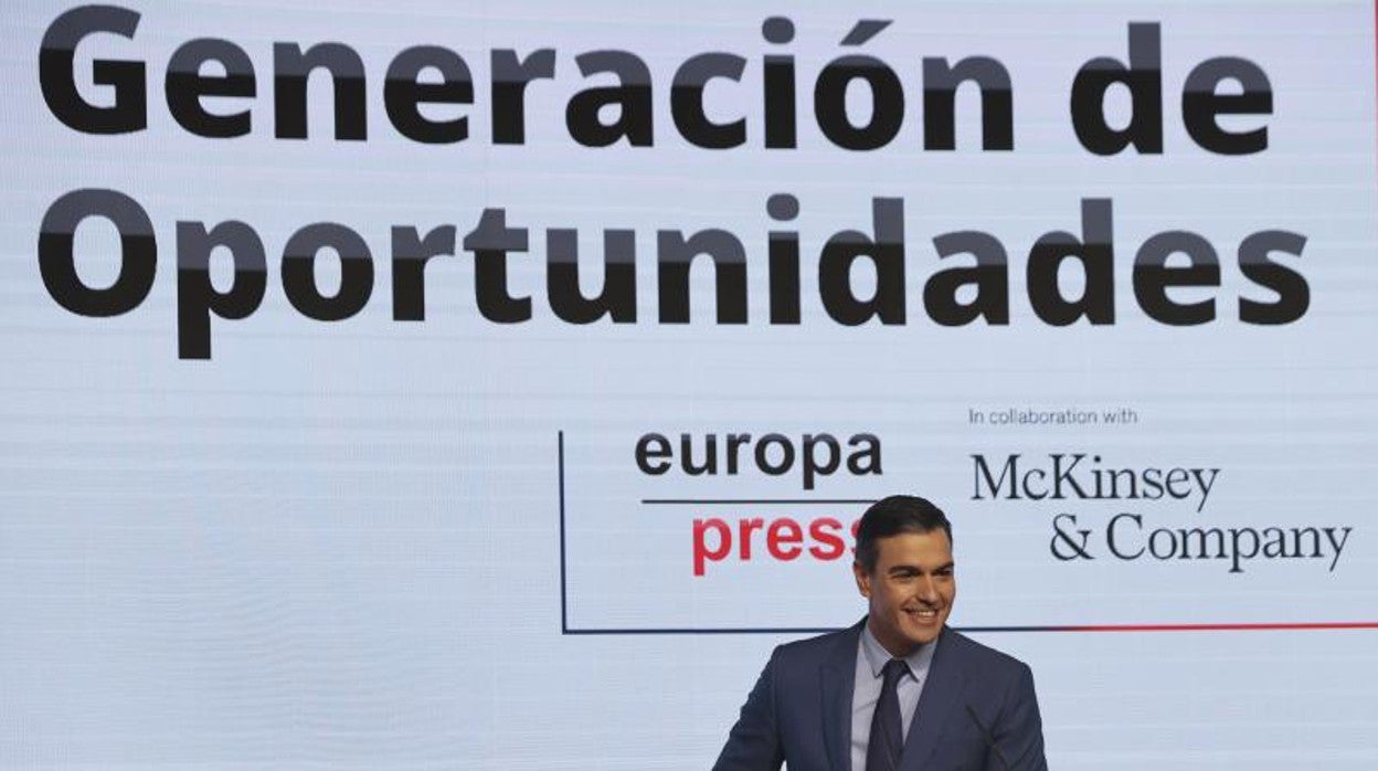El presidente del Gobierno, Pedro Sánchez