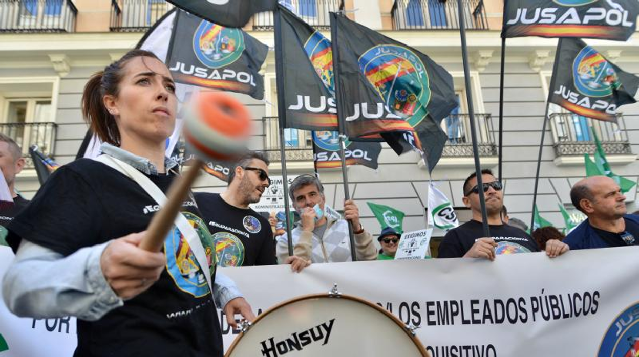 Protesta de CSIF a finales de mayo por los recortes salariales