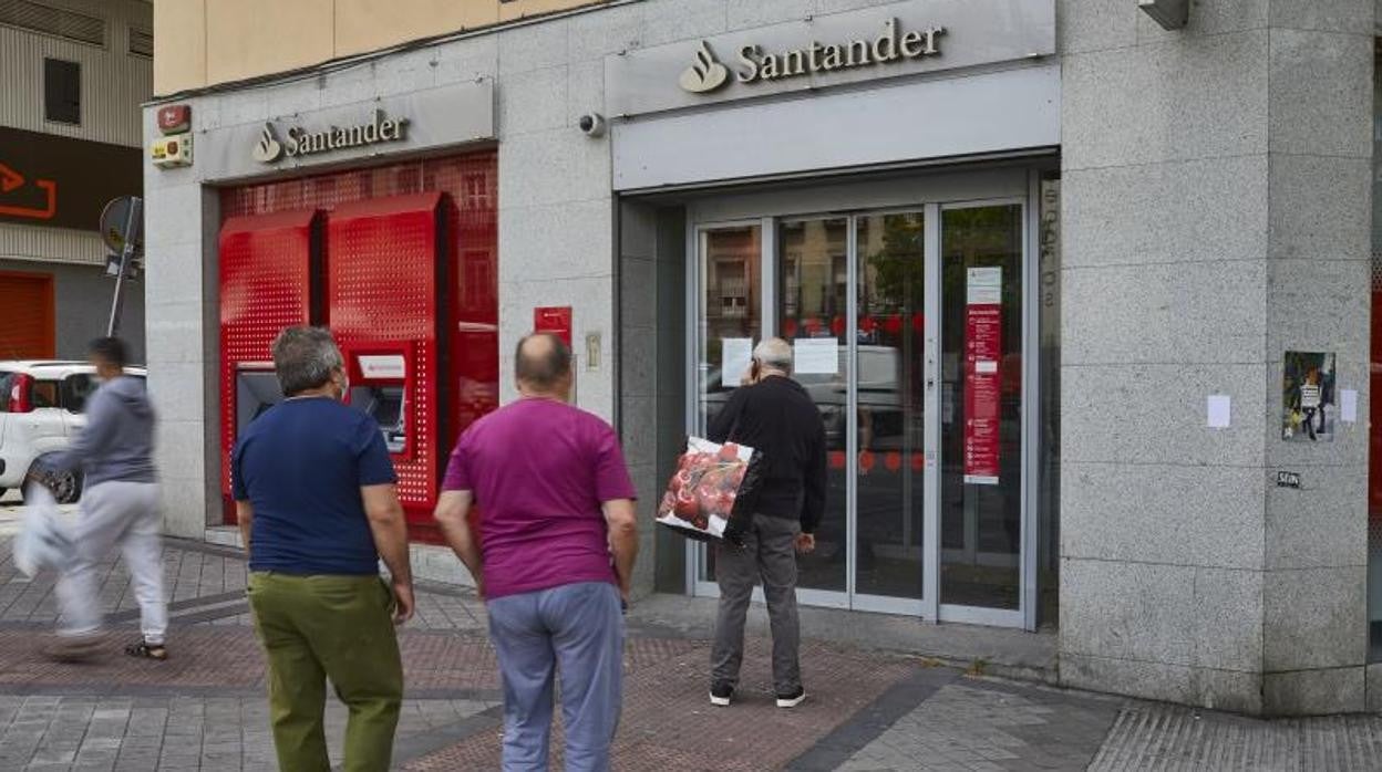 Sucursal del Banco Santander en Madrid