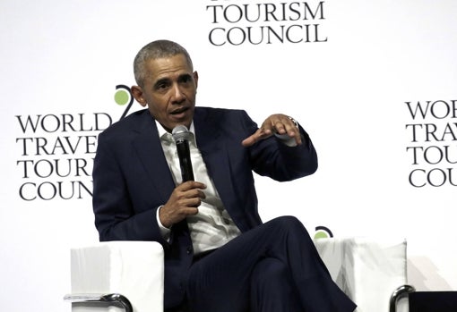 Barack Obama, en la cumbre de turismo que se celebró en Sevilla en 2019