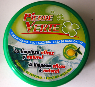 Esponja de limpieza manual Pierre Verte (Limón, 200 g)