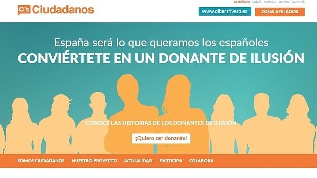 Ciudadanos se suma al «crowdfunding» para financiar parte de la campaña