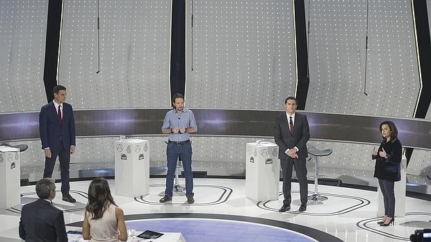 A las 22.39 horas un total de 10 millones de espectadores siguieron el debate emitido en Antena 3 y La Sexta