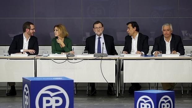 Rajoy, al comienzo de la reunión del Comité Ejecutivo Nacional