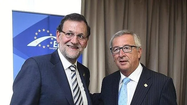 Mariano Rajoy y Jean-Claude Juncker