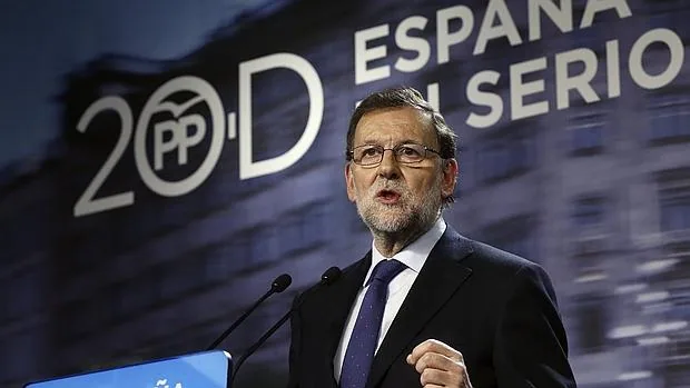 El presidente del Gobierno, Mariano Rajoy, ayer en rueda de prensa