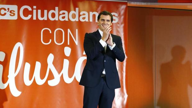 Rivera, durante el acto de apertura de la campaña el 20-D