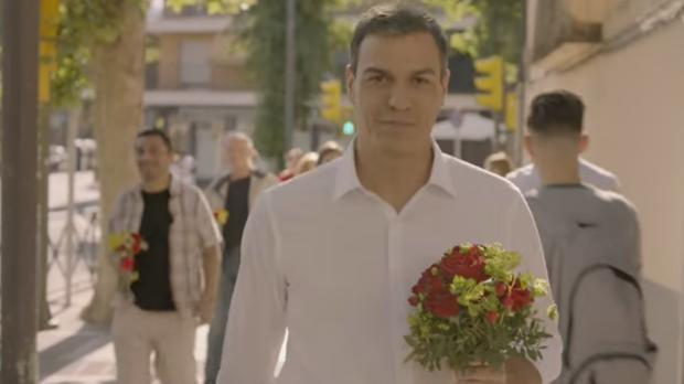 Las flores, protagonistas en el último vídeo electoral del PSOE