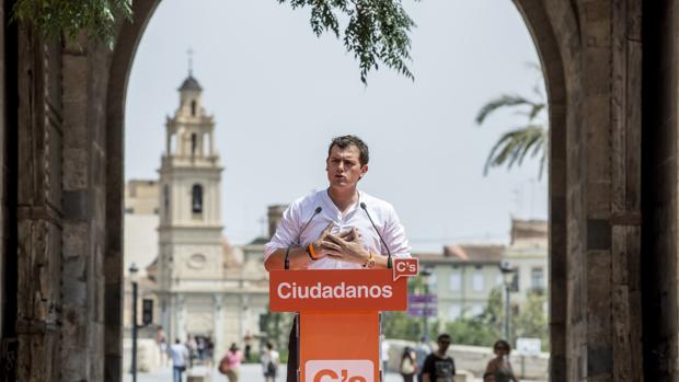 Rivera, durante su intervención en Valencia