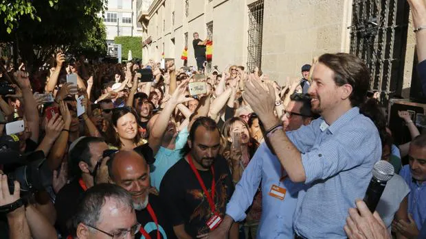 Pablo Iglesias, el miércoles en Almería