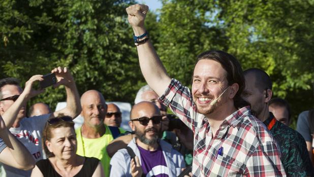 Pablo Iglesias, ayer en Palma de Mallorca