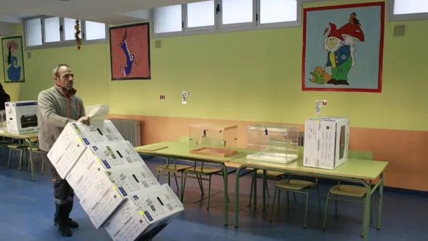 Imagen del colegio electoral Ortega y Gasset de Madrid