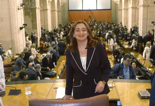 Moreno, en la constitución del Parlamento de Andalucía en 2004