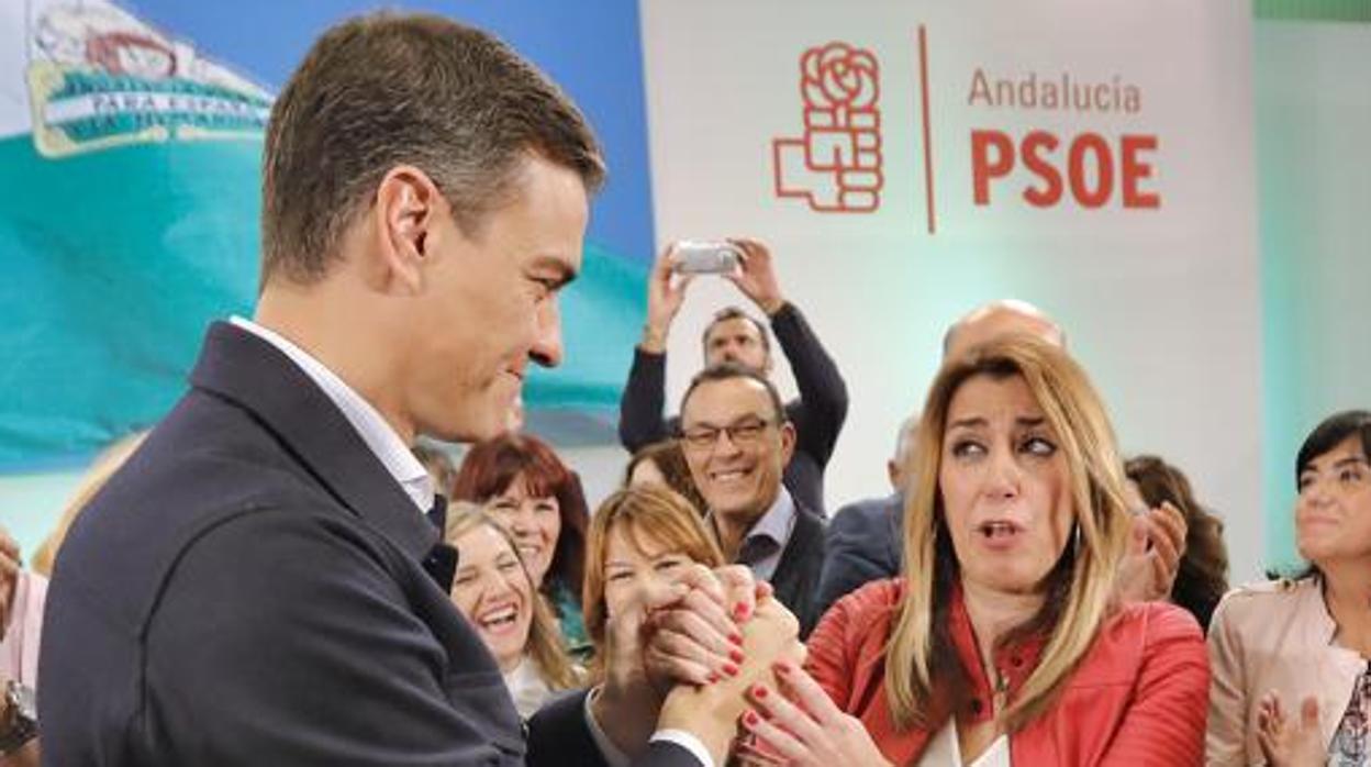 Pedro Sánchez y Susana DÍaz