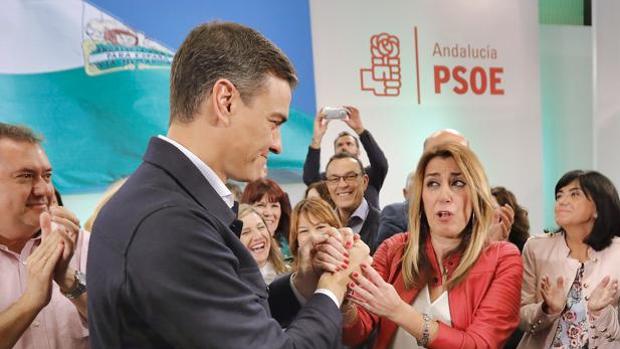 Pedro Sánchez solo estará en dos actos de campaña con Susana Díaz para las elecciones andaluzas