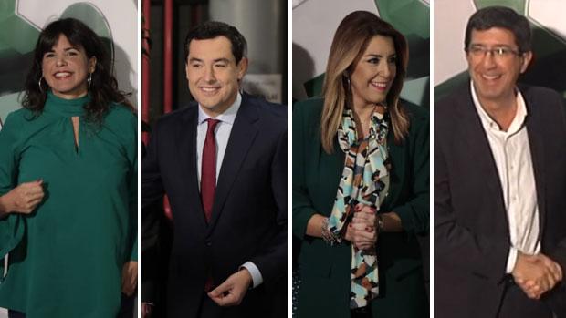 Debate de las elecciones andaluzas: Susana Díaz, Juanma Moreno, Teresa Rodríguez y Juan Marín se miden en Canal Sur