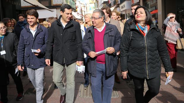 Juanma Moreno defiende la presencia de Casado en las elecciones de Andalucía mientras Sánchez «huye»