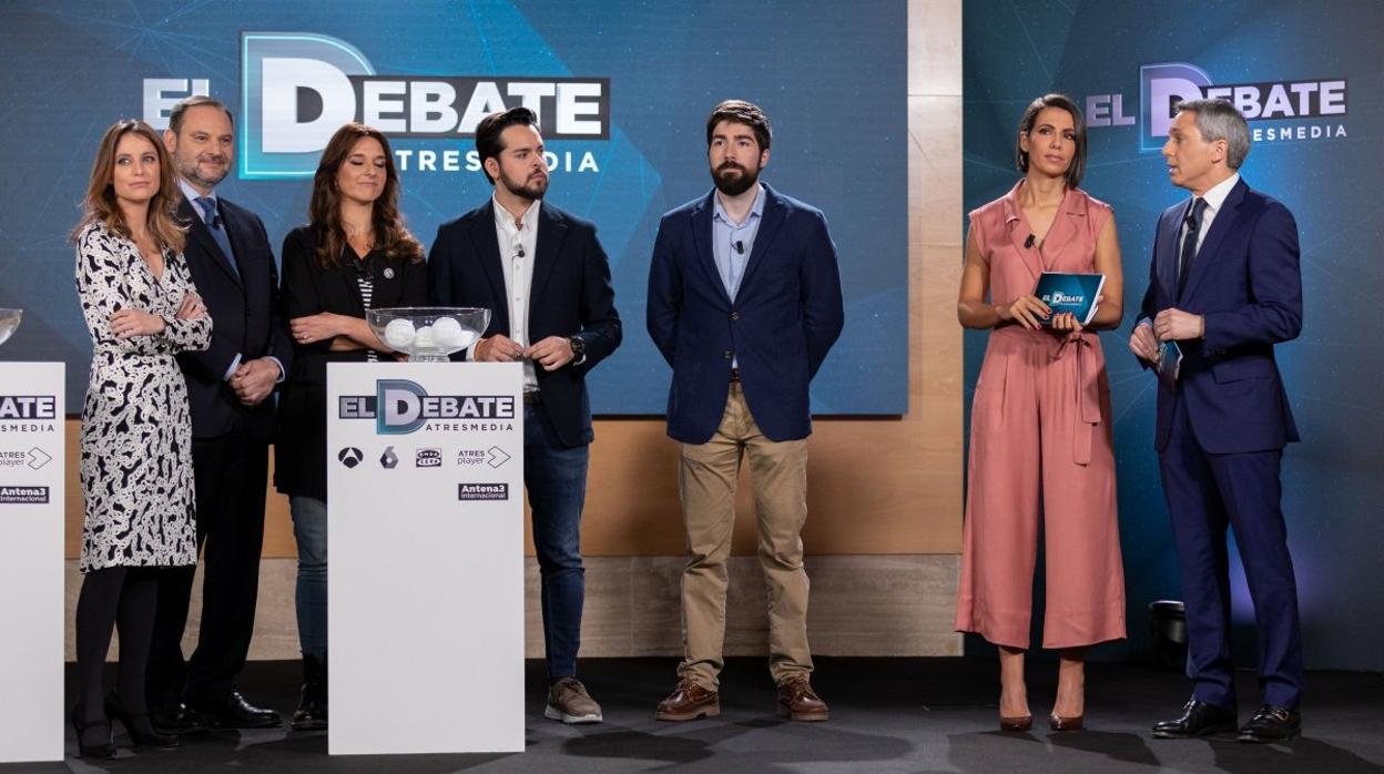 Sorteo para el debate de Atresmedia