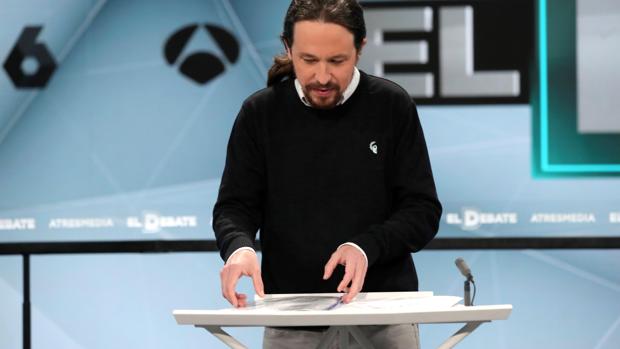 Iglesias viste para el debate un jersey de su marca preferida de prendas republicanas