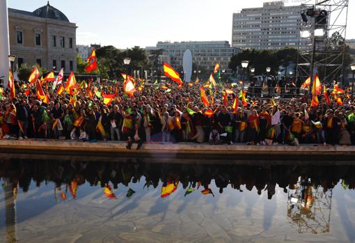 Cierre de campaña de Vox en Madrid