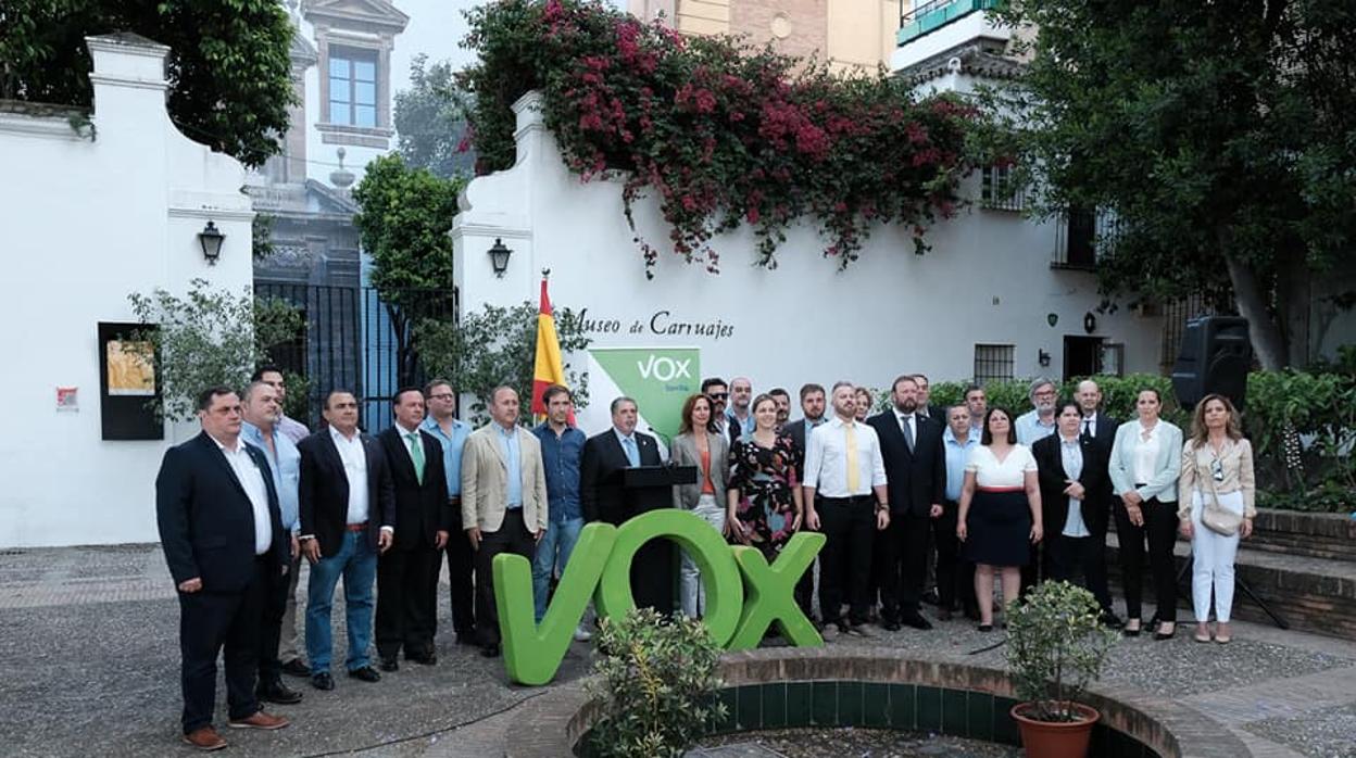 Los 28 candidatos de la provincia de Sevilla donde Vox se presenta a las elecciones municipales del 26-M