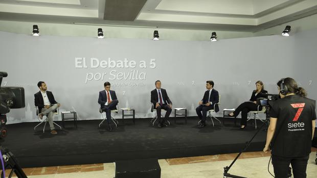 El «Debate a 5 por Sevilla», un éxito de audiencia