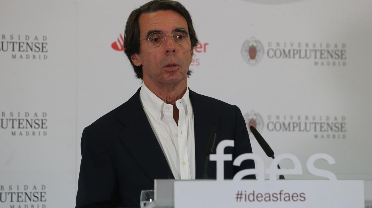 José María Aznar, presidente de FAES