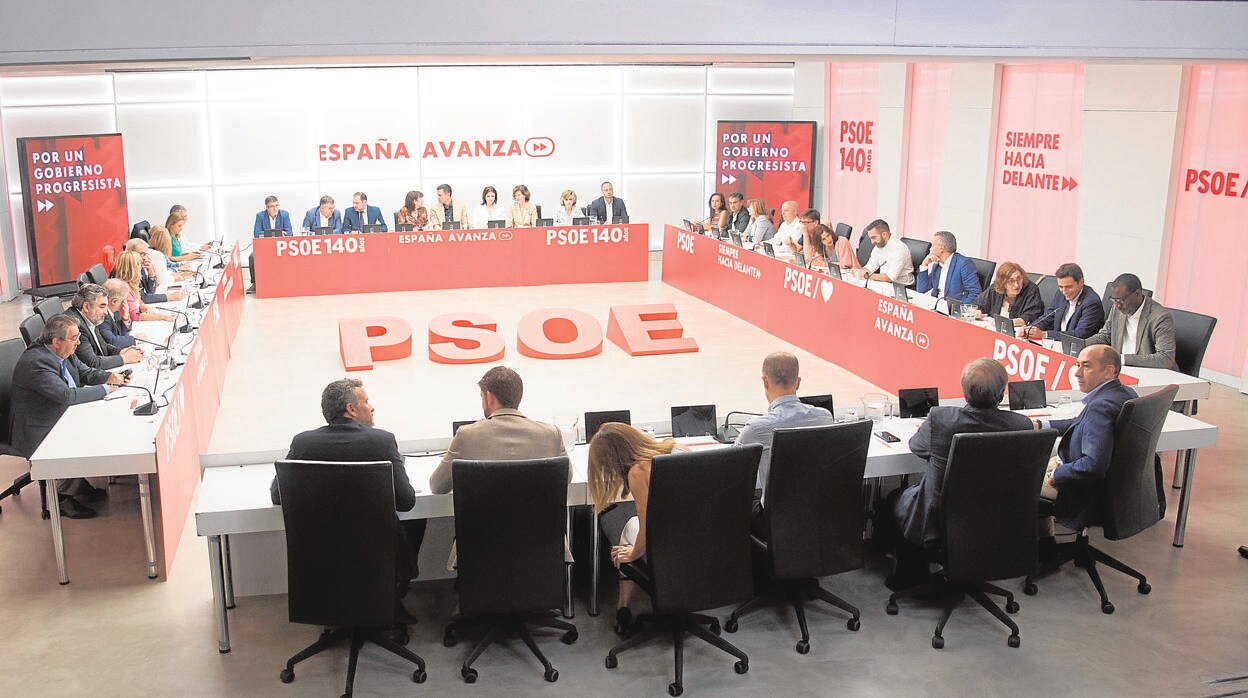 Reunión de la Ejecutiva de los miembros del PSOE
