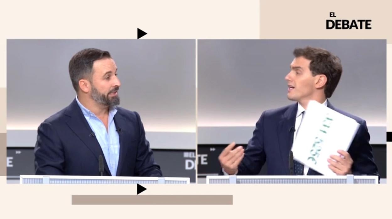 Rivera y Abascal se enzarzan por la supresión de chiringuitos políticos