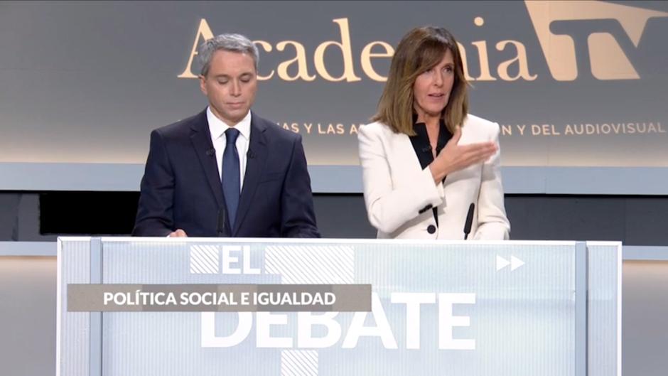 El alegato de Ana Blanco sobre paridad en el debate: «Esta no es una foto de igualdad»