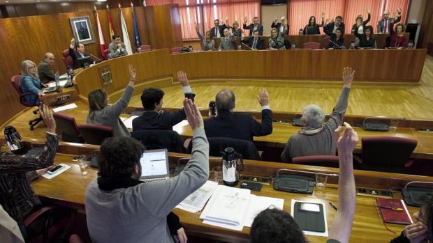 El BNG pide, en plena campaña, retirar el busto de Don Juan Carlos del ayuntamiento de Vigo