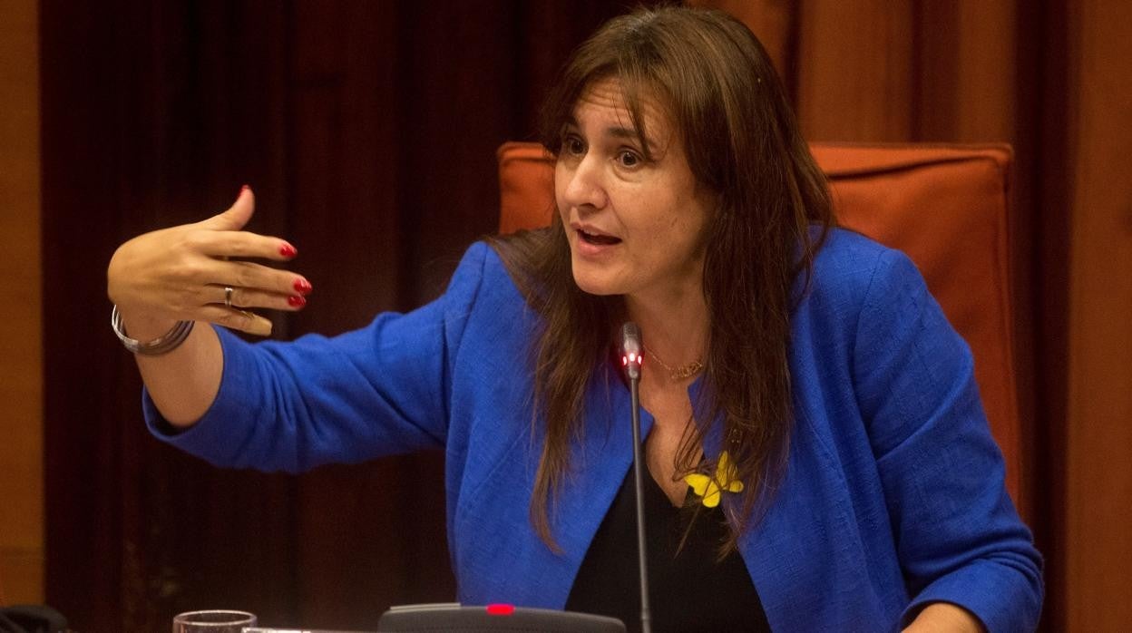 Laura Borràs comparece en el Parlament