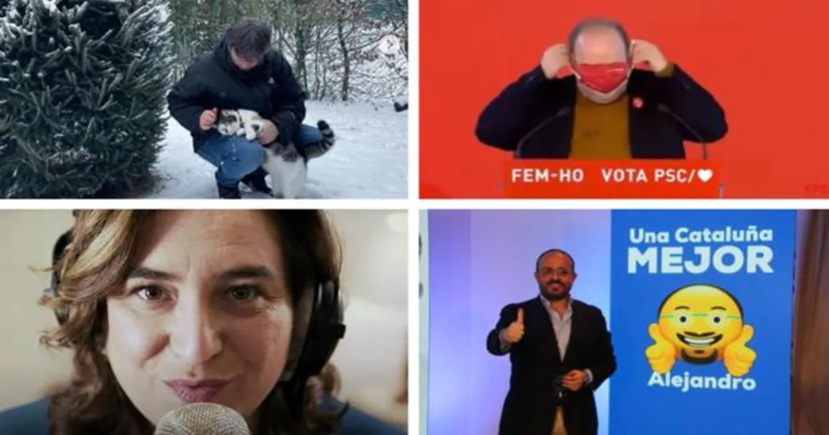 Anécdotas y «memes» de la campaña electoral de Cataluña: del gato de Puigdemont al rap de Colau