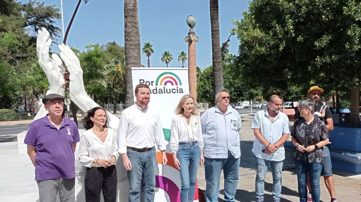 La coalición de izquierda Por Andalucía presenta su lista provincial de Huelva