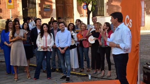 Marín defiende en el inicio de campaña que los logros del «Gobierno del cambio son de Ciudadanos»