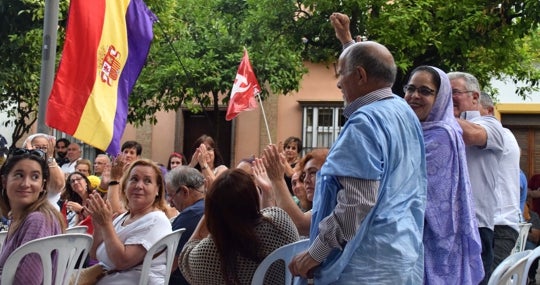 Los saludados por Delgado agradecen el gesto al candidato de Por Andalucía