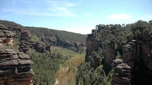 Vista desde el barranco de la Hoz