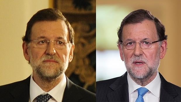 Rajoy, en 2011 y en 2015