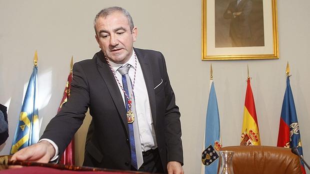 El presidente de la Diputación, Darío Campos, en su toma de posesión